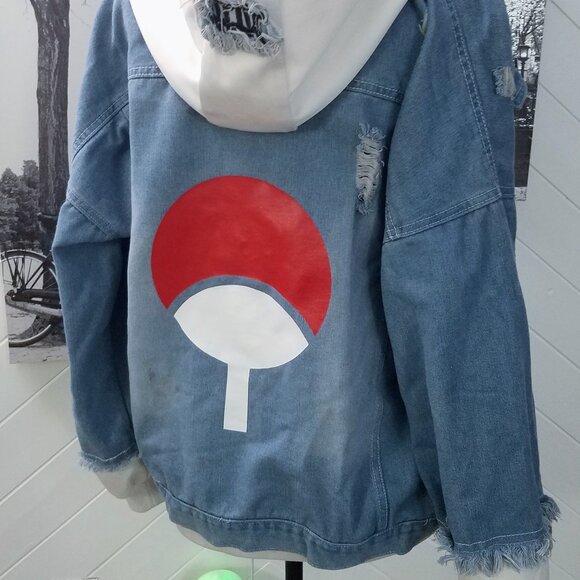 Uchiha Crest Harajuku Jacket - Picture 8 of 8